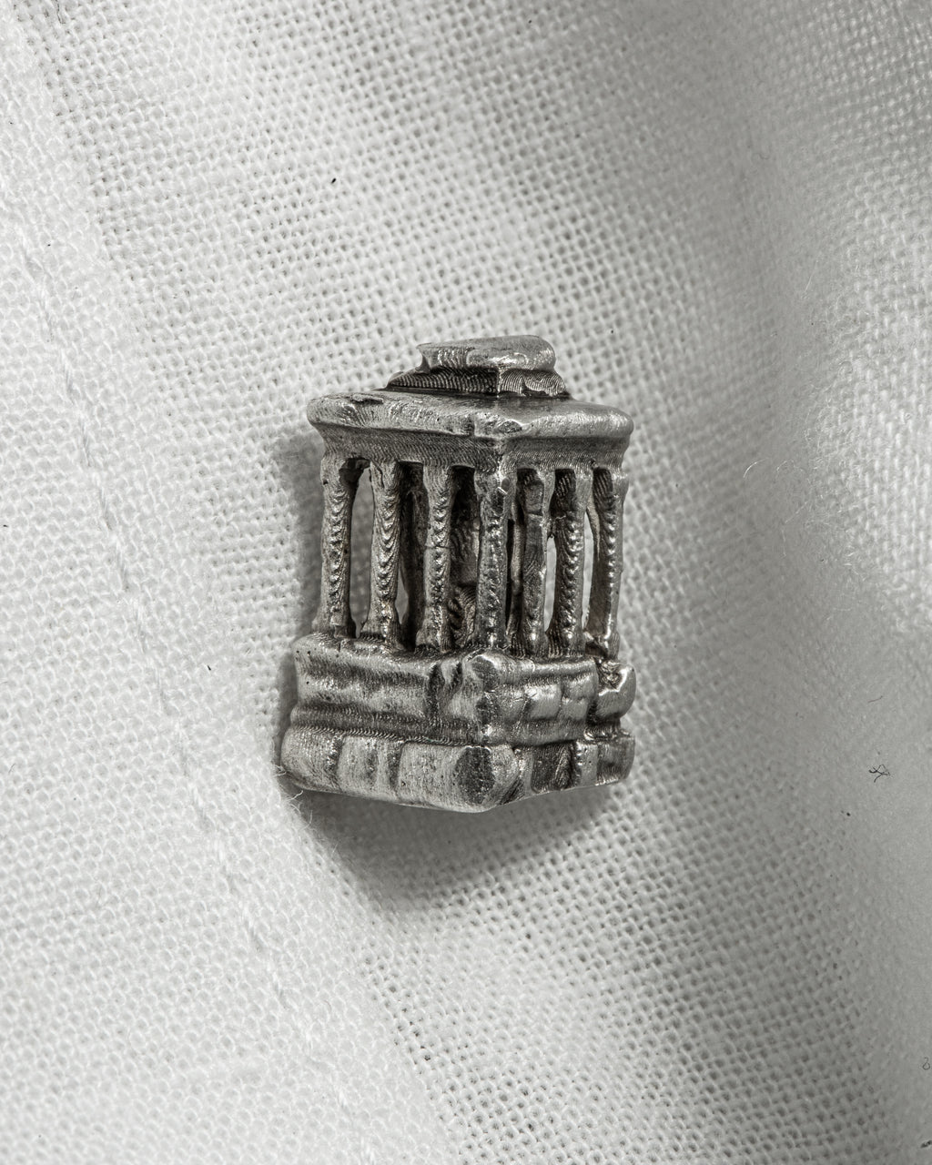The Altar in Graupel Storm - Sterling Silver Pin