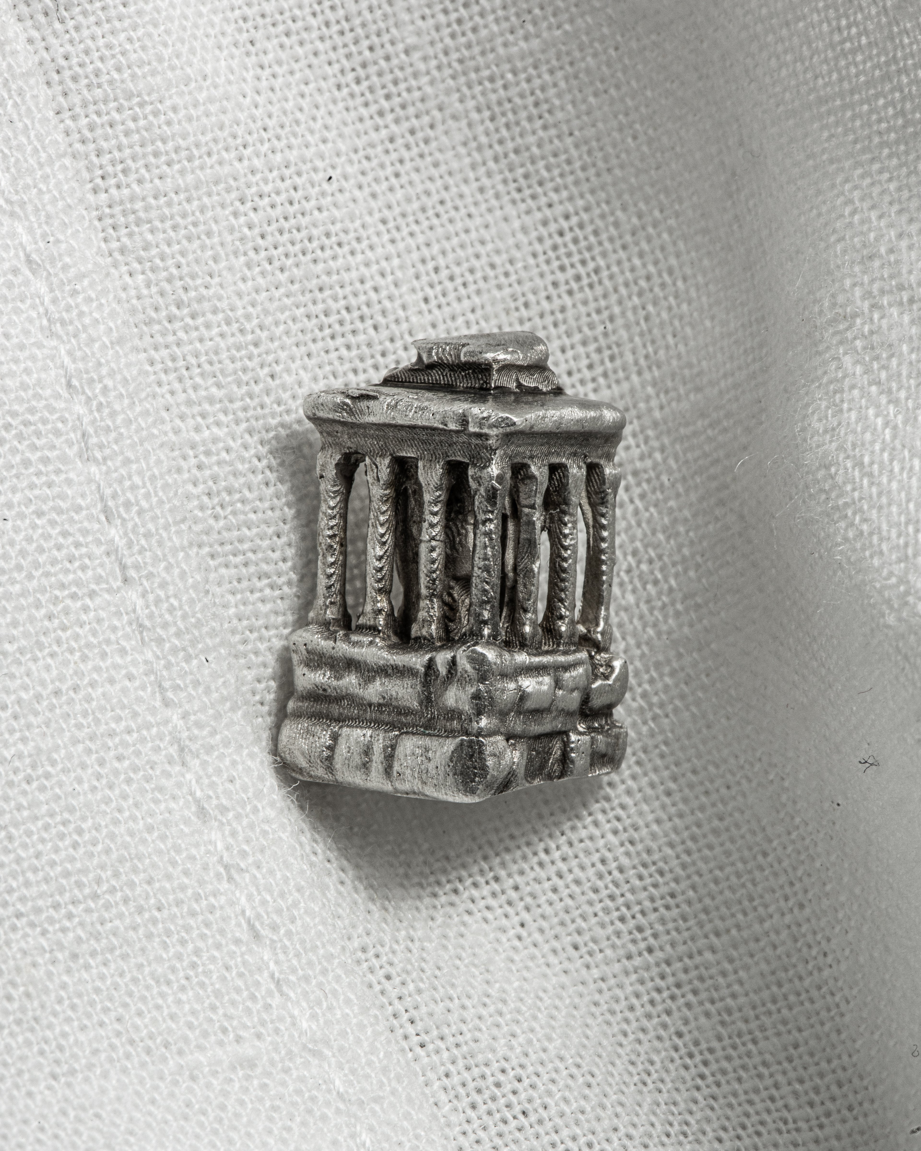 The Altar in Graupel Storm - Sterling Silver Pin
