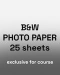 B&W Photo Paper 20x25