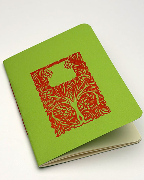 Art Nouveau " Tree" pocket notebook