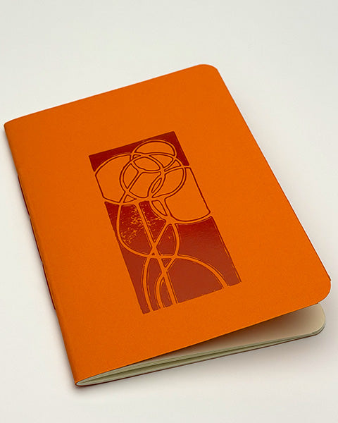 Art Nouveau "Flower" pocket notebook