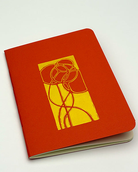 Art Nouveau "Flower" pocket notebook
